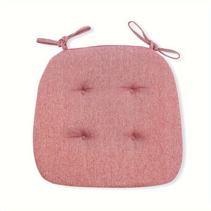 Planet Gates Red 1pc, Solid Color Chair Cushion, Anti-slip Stool Cushion, Anti-fouling Chair Mat, Four Seasons Universal Home Dining Chair Pad, Home Supplies