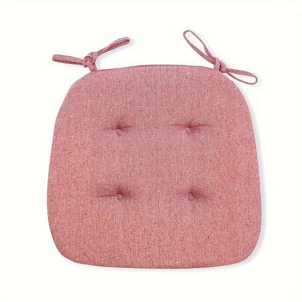 Planet Gates Red 1pc, Solid Color Chair Cushion, Anti-slip Stool Cushion, Anti-fouling Chair Mat, Four Seasons Universal Home Dining Chair Pad, Home Supplies