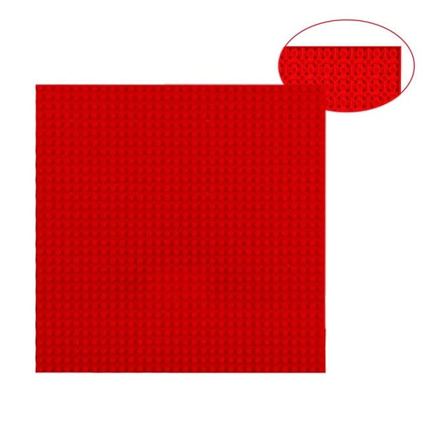 Planet Gates Red 1pcs Double-sided 32x16 32x32 Dots Base Plate Classic Small Bricks Baseplates Building Blocks Compatible brand Construction kids toys