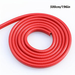 Planet Gates Red 1Roll 16.4ft Car Door Edge Guards, Rubber Edge Trim Car Door Protector Automotive Door Entry Guard Automotive Trim Car Door Edge Protector