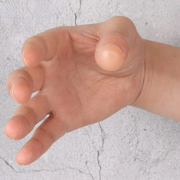 Planet Gates red 2 Pcs/set Magic Thumbs Light Toys for Adult Magic Trick Props Blue Light Led Flashing Fingers Halloween Party Toys for Children