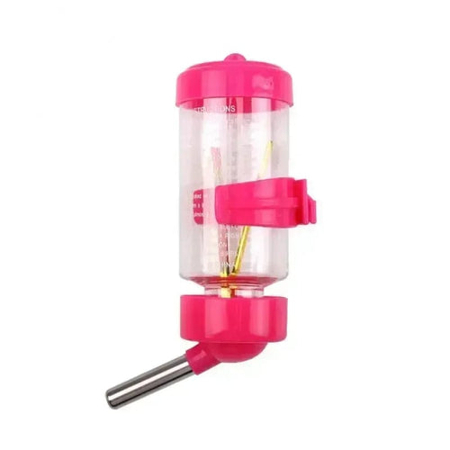 Planet Gates red / 250ML Plastic Hamster Drinker Water Bottle Dispenser Feeder Hanging Guinea Pig Squirrel Rabbit Drinking Bottle Pet Drinking Fountain