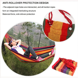Planet Gates Red / 260*80CM Outdoor Garden Camping Hammock With Tree Straps For Hanging, Durable Hammock Holds Up To 450lbs, Portable Hammock With Travel Bag Perfect For Outdoor/Indoor Patio Backyard Camping (259.99x80.01cm)