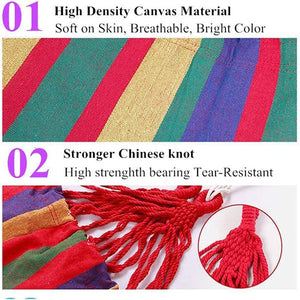 Planet Gates Red / 260*80CM Outdoor Garden Camping Hammock With Tree Straps For Hanging, Durable Hammock Holds Up To 450lbs, Portable Hammock With Travel Bag Perfect For Outdoor/Indoor Patio Backyard Camping (259.99x80.01cm)