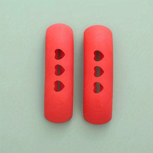 Planet Gates Red / 2pcs 2pcs Heat-Resistant Pot Handle Covers - Protect Your Hands from Burns and Scalds!