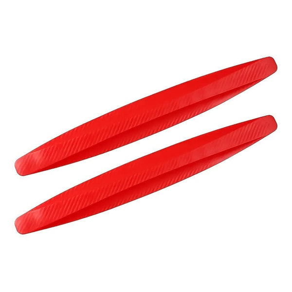 Planet Gates Red 2pcs Car Front And Rear Bumper Anti-collision Strip Front Lip Car Door Body Anti-scratch