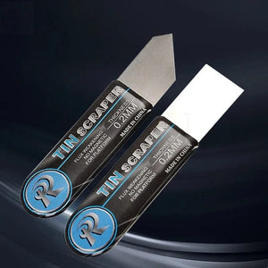 Planet Gates Red 2pcs/pack 0.2MM Ultra Thin Tin Scraper Flat Oblique Mouth For Mobile Phone Repair Solder Paste Glue Removal Blade Hand Tool Set