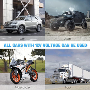 Planet Gates Red 2PCS Super Loud Train Horns, 12V Waterproof Electric Snail Horn Car Horn For Trucks, Train, Boat, Cars, Motorcycle, Bikes & Boats (Red)