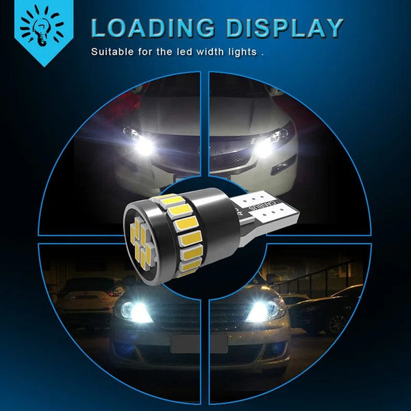 Planet Gates Red 2pcs T10 W5W LED Canbus Bulbs 194 168 Led Parking Position Lights Interior Lights For VW Polo Passat b5 b6 CC Golf 4 5 6 7 Jetta