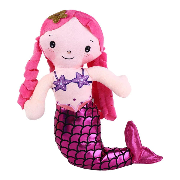 Planet Gates red 30cm Cartoon Mermaid Plush Doll Toy Comfort Mini Cute Pillow Baby Stuffed Plush Toys for Children Girls Birthday Gifts