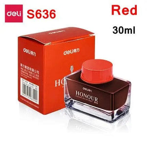 Planet Gates Red-30ml Deli S636 S635 Fountain Pen Ink 30ml 50ml Bottle Black Blue Pen Ink BlackBlue Red Ink Darkblue Ink Wholesale Ink Bottle