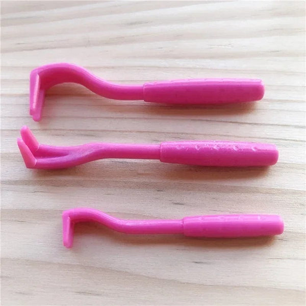Planet Gates Red 3PCS/SET Pet Flea Removal Tool Kit Plastic Scratching Hook Remover Pet Cat Dog Grooming Supplies Tick Removal Tool Tweezers Clip