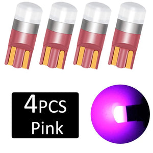 Planet Gates Red 4PCS 4 Pcs Super Bright T10 LED W5W Car dome Light Auto Clearance Reading Lamp 12 Vehicle Door Bulb Accessories White  red blue 6000K