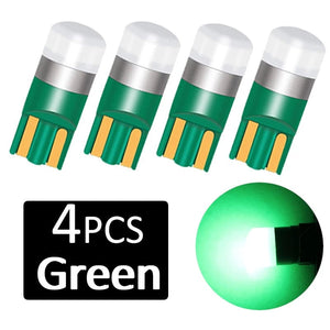 Planet Gates Red 4PCS 4 Pcs Super Bright T10 LED W5W Car dome Light Auto Clearance Reading Lamp 12 Vehicle Door Bulb Accessories White  red blue 6000K