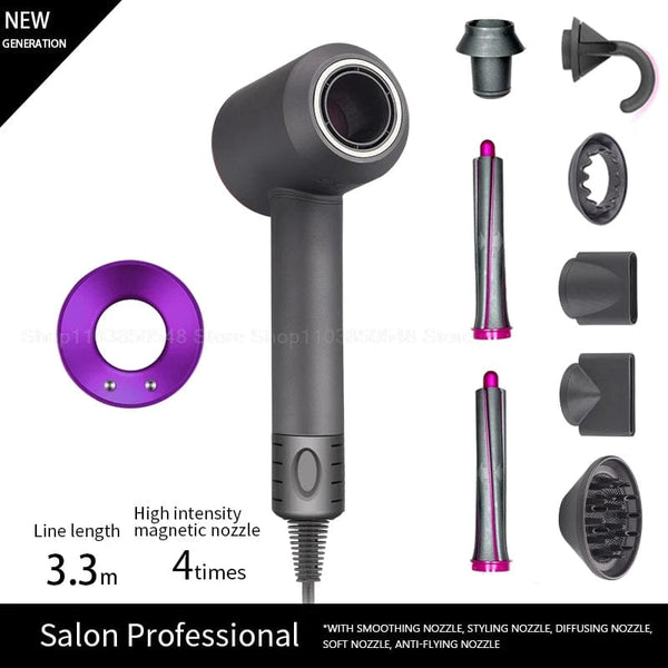 Planet Gates Red 5 Parts 3.3m / AU Super Hair Dryer 220V Leafless Hair dryer Personal Hair Care Styling Negative Ion Tool Constant Anion Electric Hair Dryers