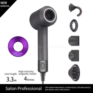 Planet Gates Red 5 Parts 3.3m / AU Super Hair Dryer 220V Leafless Hair dryer Personal Hair Care Styling Negative Ion Tool Constant Anion Electric Hair Dryers