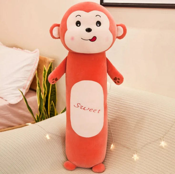 Planet Gates red 50cm Cute Rabbit Pillow Plush Toy Lion Monkey Frog  Animal Long Leg Sleeping Cushion Doll To Children Birthday Christmas Gift