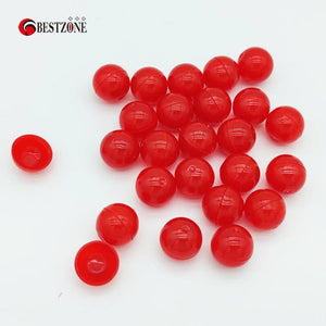 Planet Gates RED-50PCS 50Pcs 0.59Inch Mini 15MM Very Small Clear Transparency Plastic PS Capsule Toy Surprise Ball Tiny Container Making Things Model