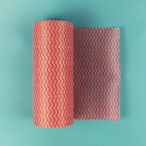 Planet Gates Red / 50pcs 50pcs/roll Thickened Dish Cleaning Wipes - Disposable Cleaning Towels For Kitchen And Bathroom - Convenient And Effective Cleaning Cloths For Tableware And Surfaces