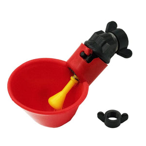 Planet Gates Red / 5pcs 5/10Pcs Chicken Quail Hanging Water Cups Nipple Drinking Bowl Birds Water Bowl Drinker Cups for Backyard Automatic Poultry