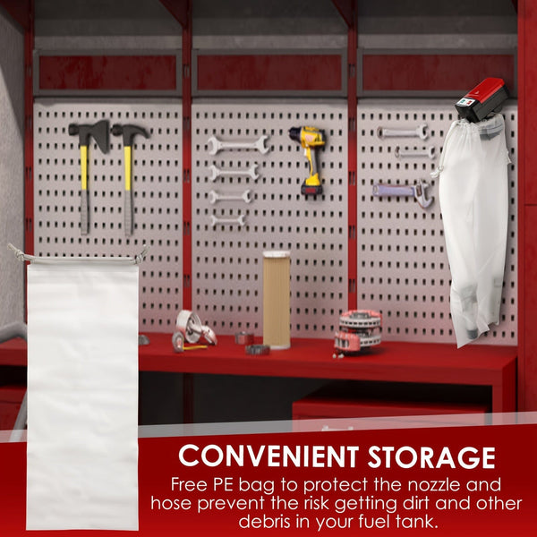 Planet Gates Red Automotive Nozzle Series Battery-powered Fuel Pump Compact Portable