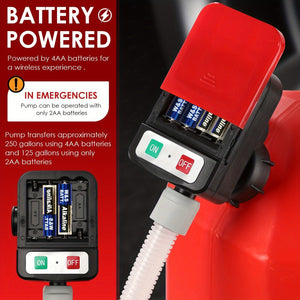 Planet Gates Red Automotive Nozzle Series Battery-powered Fuel Pump Compact Portable