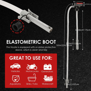 Planet Gates Red Automotive Nozzle Series Battery-powered Fuel Pump Compact Portable