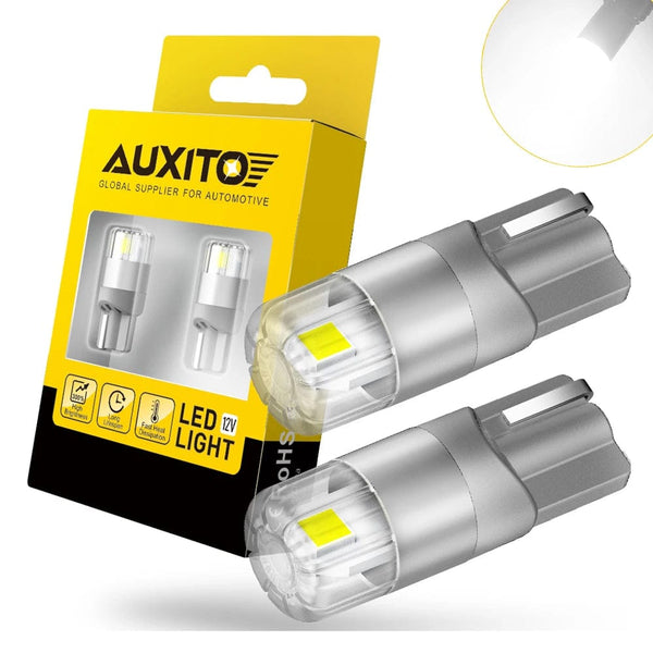 Planet Gates Red AUXITO 2Pcs 360 Degree Lighting Canbus T10 Lamps W5W LED Bulb 196 3030SMD Car Parking Position Side Marker Auto Interior Light