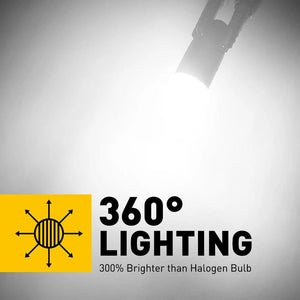 Planet Gates Red AUXITO 2Pcs 360 Degree Lighting Canbus T10 Lamps W5W LED Bulb 196 3030SMD Car Parking Position Side Marker Auto Interior Light