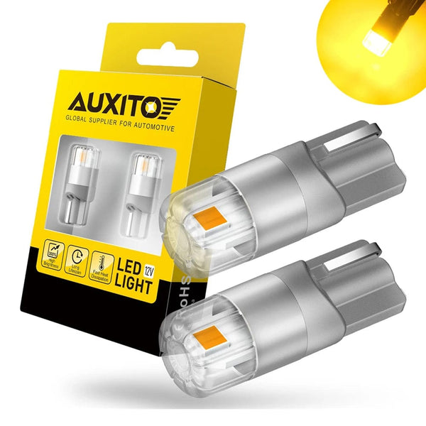 Planet Gates Red AUXITO 2Pcs 360 Degree Lighting Canbus T10 Lamps W5W LED Bulb 196 3030SMD Car Parking Position Side Marker Auto Interior Light