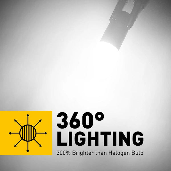 Planet Gates Red AUXITO 2Pcs 360 Degree Lighting Canbus T10 Lamps W5W LED Bulb 196 3030SMD Car Parking Position Side Marker Auto Interior Light