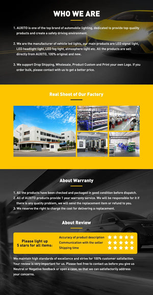 Planet Gates Red AUXITO 2Pcs 360 Degree Lighting Canbus T10 Lamps W5W LED Bulb 196 3030SMD Car Parking Position Side Marker Auto Interior Light