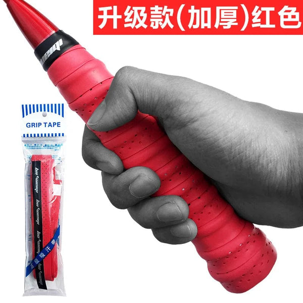 Planet Gates red Badminton Racket Hand Glue Wicking Sweat and Non-slip Tennis Sealing Tape Sweat Absorbing Band Fishing Rod Grip Winding Strap