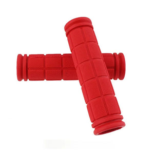 Planet Gates Red Bicycle Handlebar Grips Anti-skid Bike Handle Bar Grips Rubber Covers Fixed Gear BMX MTB Mountain Bike Bicycle Accessories