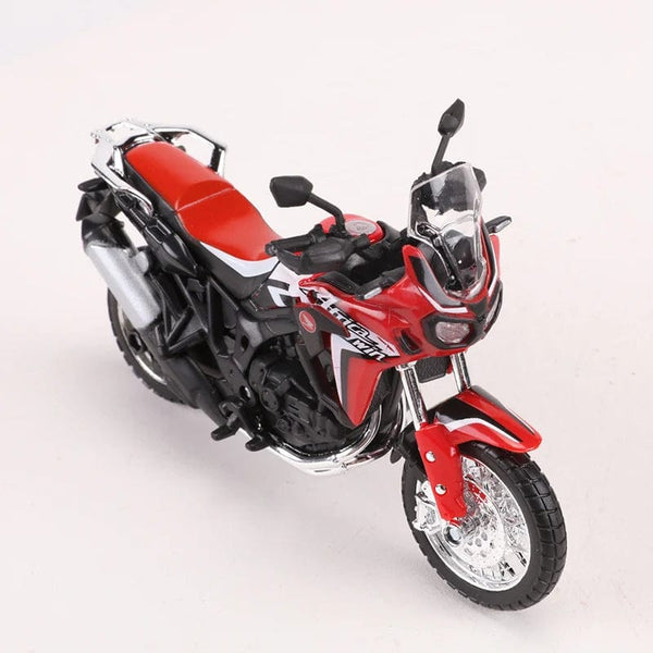Planet Gates Red Black Maisto 1:18 Honda Africa Twin DCT Motorcycle Race Car Simulation Alloy Car Model