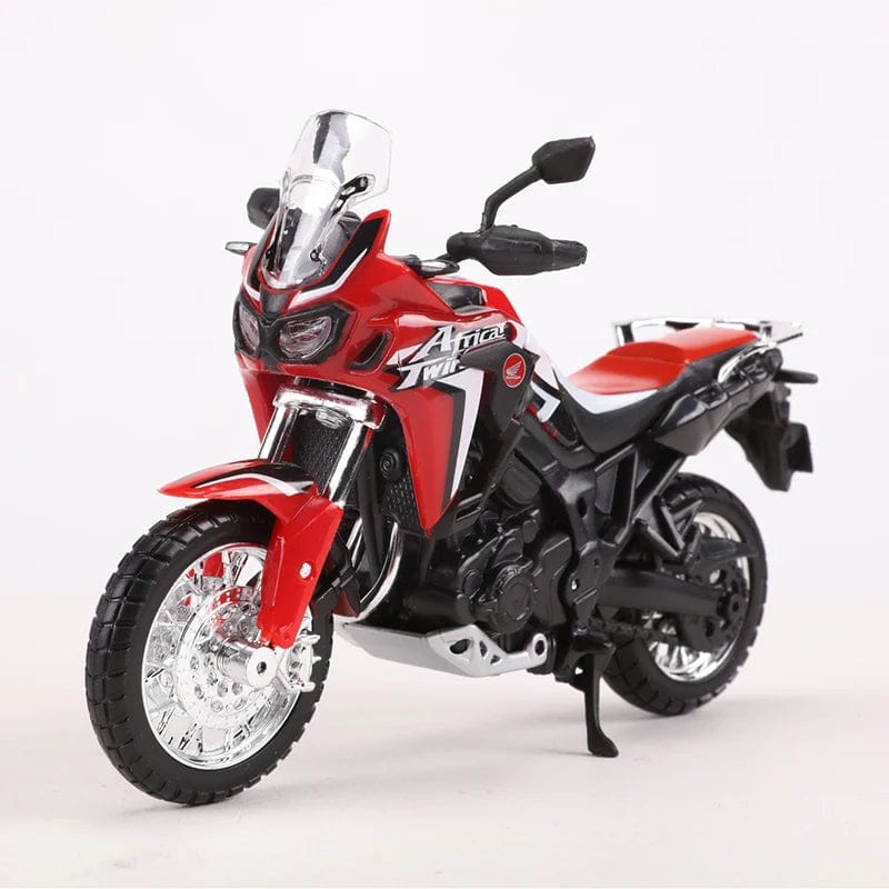 Planet Gates Red Black Maisto 1:18 Honda Africa Twin DCT Motorcycle Race Car Simulation Alloy Car Model