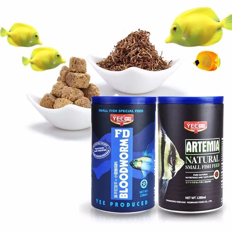 Planet Gates Red Blood Worm Freeze Dried Artemia Salina Fish Food  Feed for All Kinds of Tropical Aquarium Small