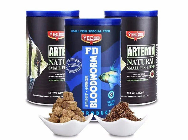 Planet Gates Red Blood Worm Freeze Dried Artemia Salina Fish Food  Feed for All Kinds of Tropical Aquarium Small