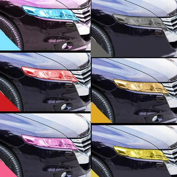 Planet Gates Red Car Light Headlight Taillight Tint Vinyl Film Sticker Sheet Fog Light Rear Lamp Matt Smoke Film 60/150cmx30CM