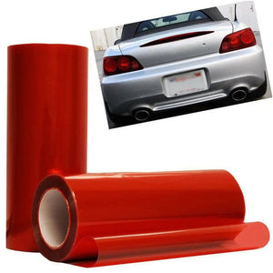 Planet Gates Red Car Light Headlight Taillight Tint Vinyl Film Sticker Sheet Fog Light Rear Lamp Matt Smoke Film 60/150cmx30CM