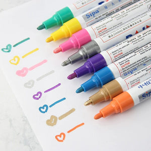 Planet Gates Red Car Scratch Repair Pen Auto Touch Up Paint Pen Fill Remover Vehicle Tyre Paint Marker Clear Kit for Car Styling Scratch Fix Care