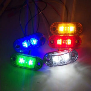 Planet Gates Red / CHINA 2 Pcs Durable Led Side Marker Lights for Trailer Trucks Caravan Side Clearance Marker Light Lamp Led Lorry Amber Red White