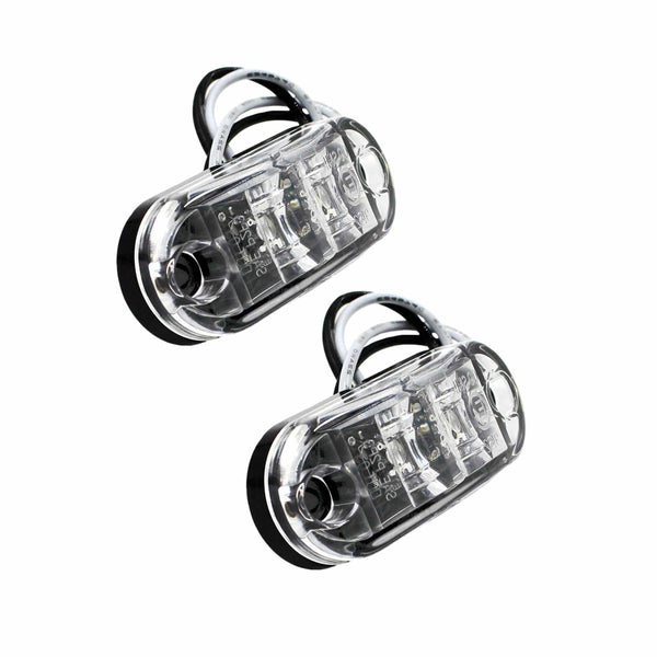 Planet Gates Red / CHINA 2 Pcs Durable Led Side Marker Lights for Trailer Trucks Caravan Side Clearance Marker Light Lamp Led Lorry Amber Red White