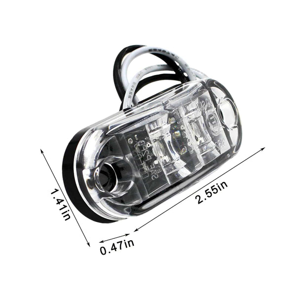 Planet Gates Red / CHINA 2 Pcs Durable Led Side Marker Lights for Trailer Trucks Caravan Side Clearance Marker Light Lamp Led Lorry Amber Red White