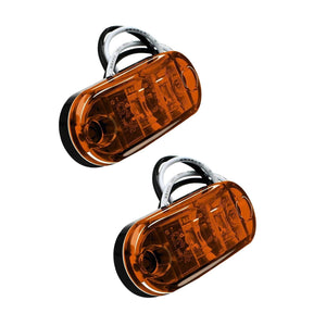Planet Gates Red / CHINA 2 Pcs Durable Led Side Marker Lights for Trailer Trucks Caravan Side Clearance Marker Light Lamp Led Lorry Amber Red White