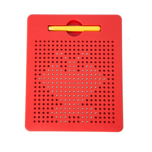 Planet Gates red / CHINA Magnetic Tablet Magnet Pad Drawing Board Steel Bead Stylus Pen Bead Learning Educational Writing Toys Children's Birthday Gifts