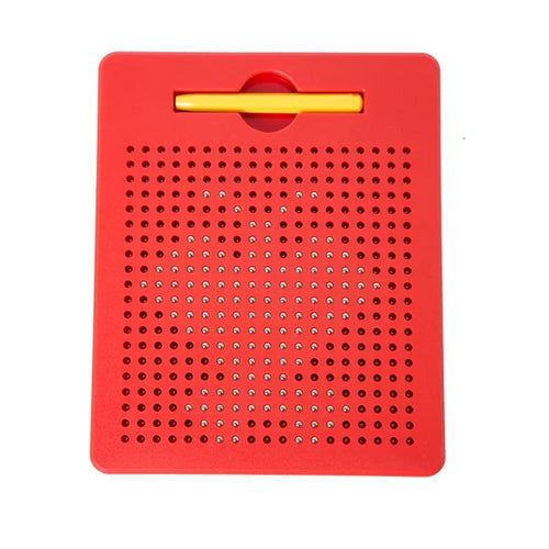 Planet Gates red / CHINA Magnetic Tablet Magnet Pad Drawing Board Steel Bead Stylus Pen Bead Learning Educational Writing Toys Children's Birthday Gifts