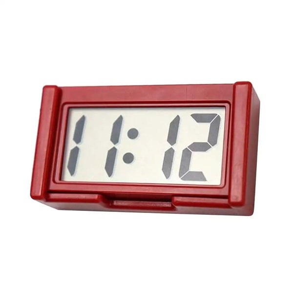Planet Gates Red / CHINA Mini Digital Clock Large Screen Car Dashboard Electronic Clock Self-adhesive Mini Clock Durable Car Clock For Truck Dashboard