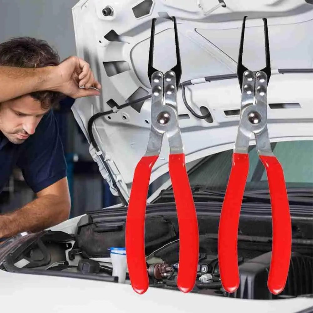 Planet Gates RED / China Universal Auto Relay Disassembly Clamp Fuse Puller Relay Fuse Pliers Relay Puller Relay Remover Plier Auto And 9" Tool