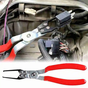 Planet Gates RED / China Universal Auto Relay Disassembly Clamp Fuse Puller Relay Fuse Pliers Relay Puller Relay Remover Plier Auto And 9" Tool